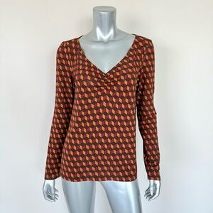 NWT!!! MALIPARMI women blouse size 46IT or XL Retail 232$